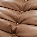 Дизайнерский кожаный диван коричневый без подлокотников Aveline Leather Sofa варинант исполнения - 5 | Loft Concept в Сочи