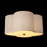 Потолочный светильник с белым волнистым плафоном из ткани Vitorino варинант исполнения - 2 | Loft Concept в Сочи