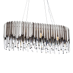 Большая многоярусная люстра Iroh Future Хром варинант исполнения - 1 | Loft Concept в Сочи