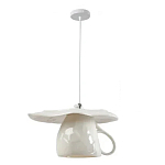 Подвесные светильники в виде белой посуды Flower Reversal варинант исполнения - 10 | Loft Concept в Сочи