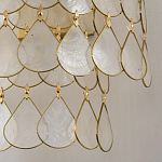 Бра с декором из натуральной морской ракушки Iridescent Light варинант исполнения - 7 | Loft Concept в Сочи