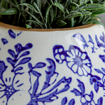 Ваза с синим цветочным узором Blue & White Ornament  варинант исполнения - 1 | Loft Concept в Сочи