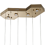 Люстра c 6-ю стеклянными плафонами золото Sparkling Bubbles Tube Gold Hanging Lamp варинант исполнения - 3 | Loft Concept в Сочи