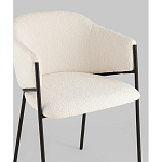 Стул Brace букле белый варинант исполнения - 2 | Loft Concept в Сочи