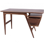 Письменный стол прямоугольный с 2-мя ящиками и полкой Idenontal варинант исполнения - 5 | Loft Concept в Сочи