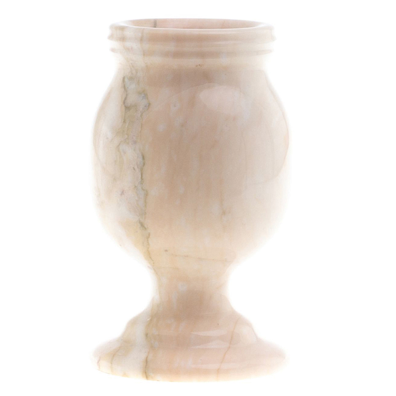 Ваза для цветов из натурального мрамора  Marble Vase 2 Бежевый в Сочи | Loft Concept 