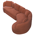 Модульный диван Calypso с кушеткой варинант исполнения - 2 | Loft Concept в Сочи