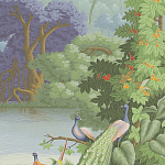 Обои ручная роспись Le Brésil Eden варинант исполнения - 2 | Loft Concept в Сочи