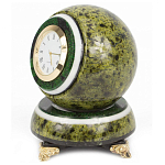 Часы настольные в виде шара из натурального камня Ball Stone Clock варинант исполнения - 5 | Loft Concept в Сочи