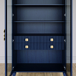 Дизайнерский шкаф витрина Elsa Dreams Blue с 4-мя ящиками варинант исполнения - 6 | Loft Concept в Сочи