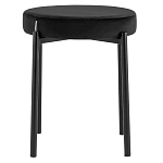 Табурет с мягким круглым сиденьем RIO Black варинант исполнения - 2 | Loft Concept в Сочи