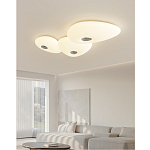 Потолочный светильник с тремя овальными матовыми плафонами TRIDalmen варинант исполнения - 3 | Loft Concept в Сочи