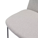 Стул мягкий светло-серый Chair Gray Runners варинант исполнения - 6 | Loft Concept в Сочи