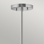 Потолочный светильник с двухслойным белым текстильным абажуром Hinkley варинант исполнения - 13 | Loft Concept в Сочи