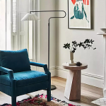 Дизайнерский журнальный стол с круглой каменной столешницей Utezu варинант исполнения - 2 | Loft Concept в Сочи