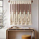 Плетеное настенное украшение с кистями Caballo Wall Hanging варинант исполнения - 1 | Loft Concept в Сочи