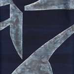 Обои ручная роспись в стиле Арт-деко Symphony Colourway SC-104 on Kyanite silk dupion варинант исполнения - 1 | Loft Concept в Сочи