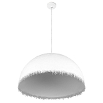 Подвесной светильник в форме купола белого цвета с ажурной бахромой Tactile Line варинант исполнения - 4 | Loft Concept в Сочи