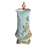 Ваза с птичкой из фарфора с бронзовыми элементами Garden of Eden варинант исполнения - 4 | Loft Concept в Сочи