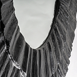 Зеркало в фактурной черной раме в современном стиле Black Maelstrom варинант исполнения - 3 | Loft Concept в Сочи