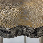 Металлический столик со столешницей в виде слеба Slabby варинант исполнения - 4 | Loft Concept в Сочи