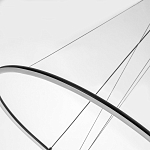 Светодиодная люстра Black LED Circle and Ball Lamp варинант исполнения - 4 | Loft Concept в Сочи