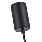 Подвесной светильник с рифленым стеклянным плафоном цилиндрической формы ARTICOLO варинант исполнения - 4 | Loft Concept в Сочи