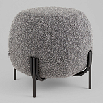 Пуф Флик ткань букле тёмно-серый варинант исполнения - 1 | Loft Concept в Сочи