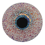 Бра круглое стеклянное с морозным эффектом Heterochromia варинант исполнения - 1 | Loft Concept в Сочи