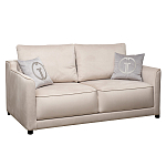 Диван двухместный раскладной светло-серый с кантом Pride варинант исполнения - 1 | Loft Concept в Сочи