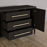 Буфет Primo с тремя ящиками и двумя фасадами Темный орех варинант исполнения - 4 | Loft Concept в Сочи