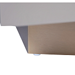 Комод со стеклянной столешницей и с выдвижными ящиками Minimalist Accent варинант исполнения - 6 | Loft Concept в Сочи