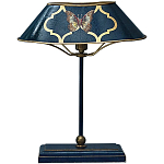 Настольная лампа с абажуром из металла Chinoiserie Butterfly Table Lamp Blue варинант исполнения - 1 | Loft Concept в Сочи