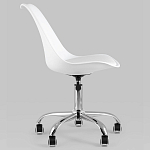 Офисный стул на металлическом основании EGGERY White пластик варинант исполнения - 3 | Loft Concept в Сочи