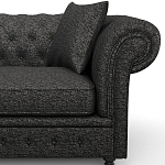 Мебельная ткань Шенилл темно-серый цвет 138 см T4-40 варинант исполнения - 8 | Loft Concept в Сочи