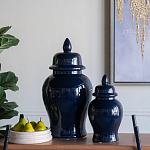 Ваза с крышкой однотонная Высота 31 см Chinoiserie Ceramics варинант исполнения - 8 | Loft Concept в Сочи