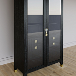 Дизайнерский шкаф витрина Elsa Dreams Black с 4-мя ящиками варинант исполнения - 2 | Loft Concept в Сочи