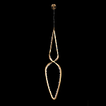 Подвесной светильник обрамленный элементами в виде кристаллов Smooth Shine варинант исполнения - 1 | Loft Concept в Сочи