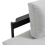 Диван-шезлонг черный Annet варинант исполнения - 3 | Loft Concept в Сочи