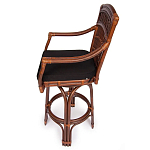 Барный стул из ротанга Eloise коричневый варинант исполнения - 3 | Loft Concept в Сочи