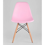 Пластиковый стул на ножках из массива бука Eames Pink варинант исполнения - 4 | Loft Concept в Сочи
