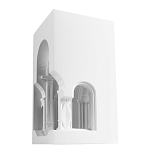 Встраиваемый в стену гипсовый светильник под покраску с арками и рельефными колоннами Antiquity Athena варинант исполнения - 4 | Loft Concept в Сочи