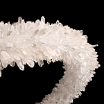 Люстра круглая с натуральным горным хрусталем Crystal Shimmer варинант исполнения - 5 | Loft Concept в Сочи