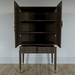 Кабинетный шкаф Elsa Dreams Walnut с 2-мя ящиками варинант исполнения - 4 | Loft Concept в Сочи