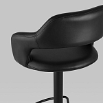 Барный стул черного цвета Strohach варинант исполнения - 6 | Loft Concept в Сочи