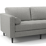 Мебельная ткань Шенилл серый цвет 138 см T4-29 варинант исполнения - 5 | Loft Concept в Сочи