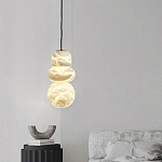 Подвесной светильник с фигурными плафонами Stone Triad варинант исполнения - 7 | Loft Concept в Сочи