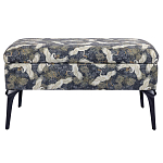 Банкетка с принтом из журавлей Crane варинант исполнения - 1 | Loft Concept в Сочи