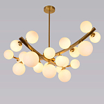 Люстра подвесная фигурная с белыми лампами в форме шара Felicitat варинант исполнения - 4 | Loft Concept в Сочи