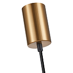 Подвесной светильник со стеклянным плафоном в форме бокала янтарного цвета Prestige варинант исполнения - 5 | Loft Concept в Сочи